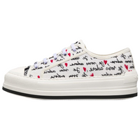 DIOR Walk'n'Dior Platform Shoes Low Top Skateboard Shoes Women's White