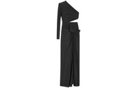 SAINT LAURENT Long-Sleeved Dresses Women's Black