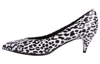 SAINT LAURENT Slim Heel High Heels Women's White Black