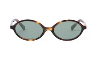 MIU MIU Eyewear Oval frame Tortoiseshell Sunglasses