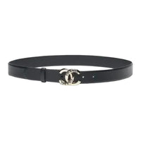CHANEL - Leather Belts Women's Black -
