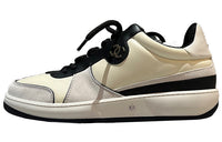 CHANEL Wear-Resistant Low-Top Skateboard Shoes Men's White