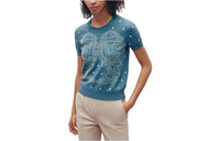 HERMES T-Shirts Women's Blue