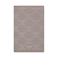 CELINE Triomphe Calfskin Card Holder Men's Smoke Gray