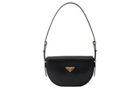PRADA Leather Handbag, Shoulder Bag Women's Black
