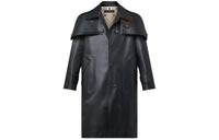 LOUIS VUITTON Trench Coat Men's Black