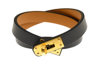 HERMES Bangles Women's Black