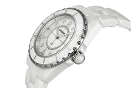 CHANEL J12 Collection Wrist Watch Quartz Movement Ceramic Strap White Dial Women's H3214