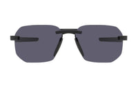 PRADA Nylon Metal Square Sunglasses Men's Black