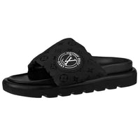 LOUIS VUITTON Slide Slippers Women's Black