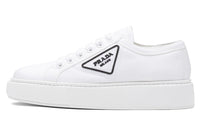 PRADA Low Top Skateboard Shoes Women's White