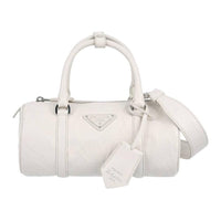 PRADA Leather Handbag Women's White