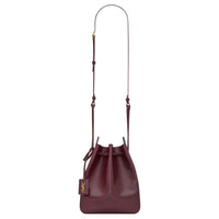 SAINT LAURENT Calfskin Bucket Bag, Shoulder Bag Regular Women's
