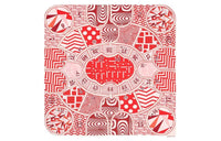 HERMES Silk Scarves Women's Red