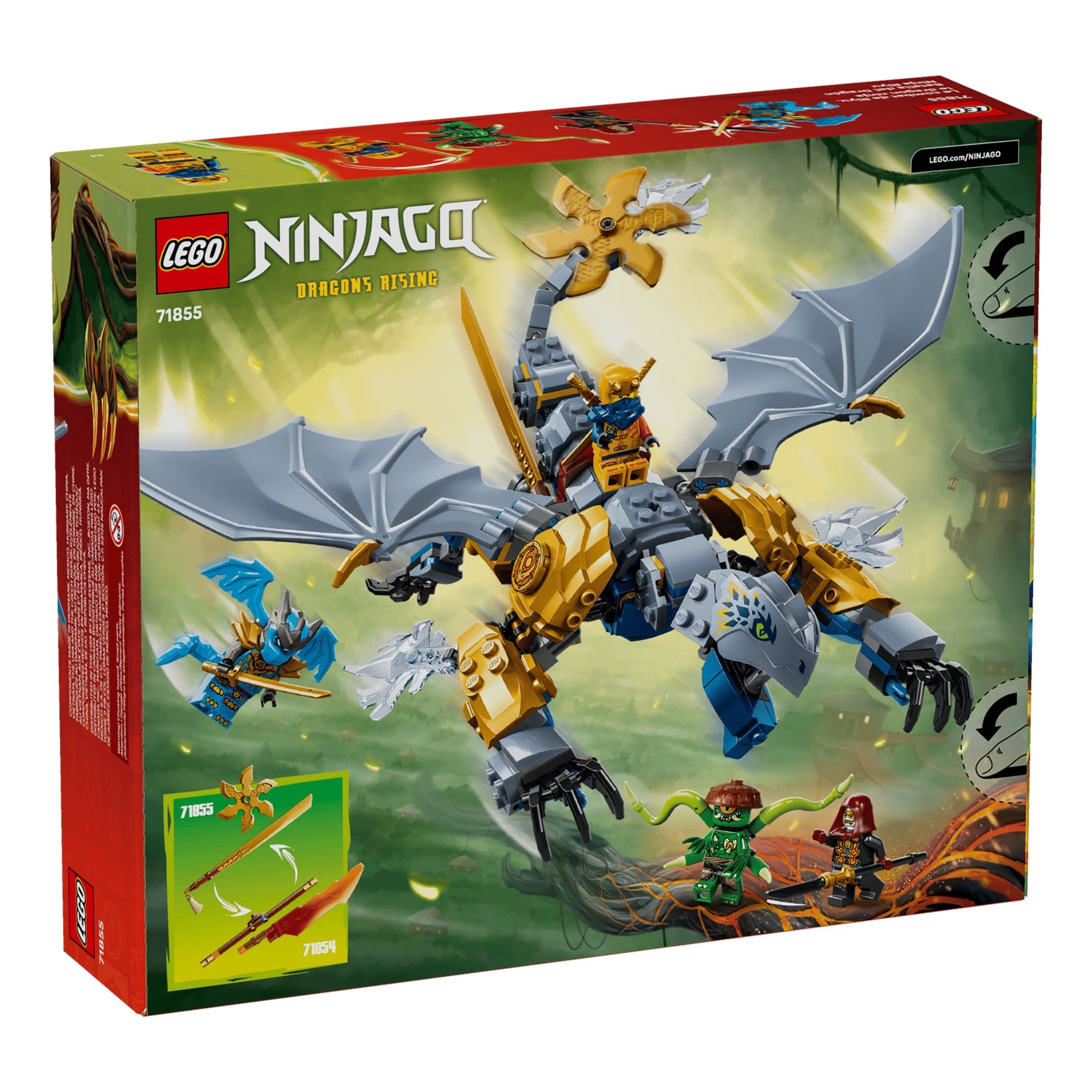 LEGO Ninja Dragon Riyu's Battle 71855-ABS