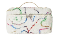 Loro Piana ExtraPocket Sheepskin One Shoulder Crossbody Clutches Regular Women's White With Ivory Accents