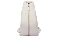 PRADA Leather Backpack Men's White