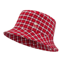 DIOR Sheep Wool Bucket Hats Kids' Red