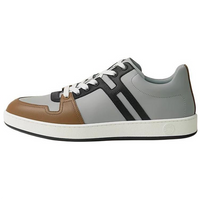 HERMES Join Low-Top Skateboard Shoes Men's Gray Brown