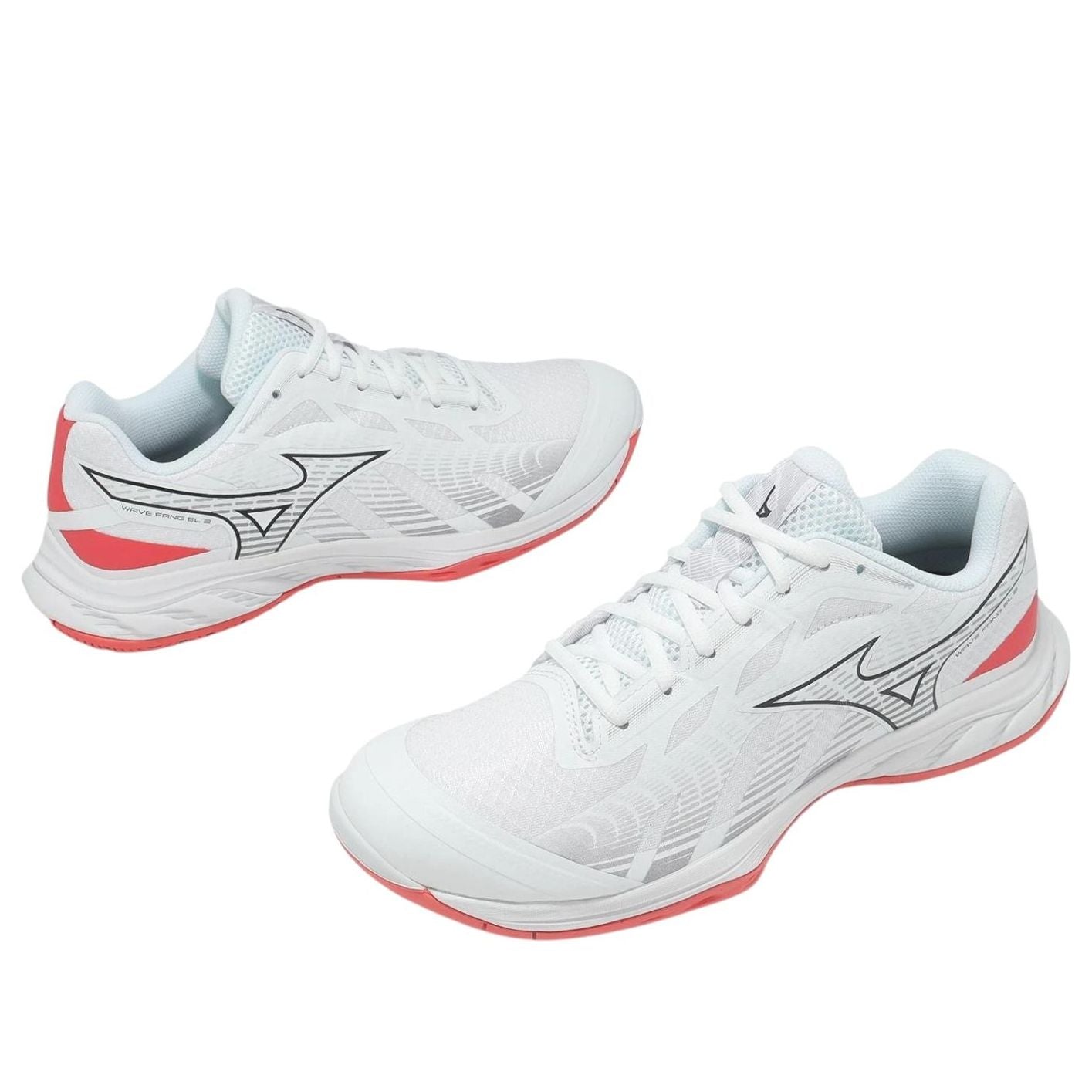 Mizuno Wave Fang EL 2 Wide 'White Coral Red' 71GA242325