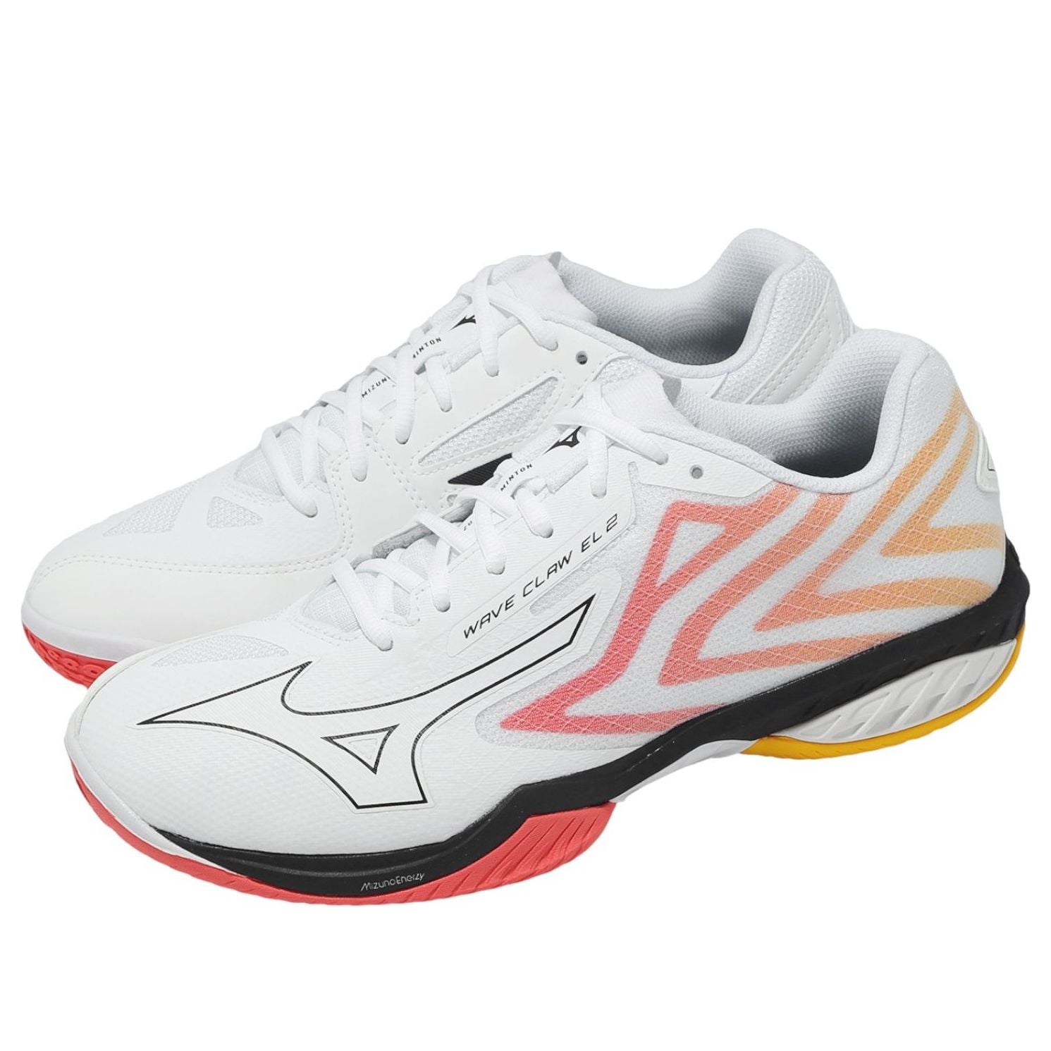 Mizuno Wave Claw EL 2 Wide 'White Orange Black' 71GA258375