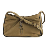 SAINT LAURENT Polyamide Shoulder Bag Crossbody Bag Women's Khaki