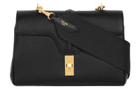 CELINE Soft Grained Calfskin Handbag Shoulder Bag Crossbody Bag Regular Women's Black