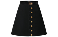 LOUIS VUITTON Casual Long Skirts Women's Black