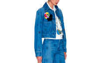 CHANEL Denim Jacket Women's Denim Blue