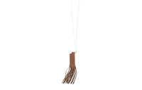 CELINE Brass Calfskin Necklaces Women's Brown