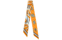 HERMES Silk Scarves Women's Orange