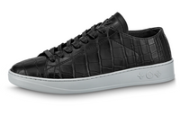 LOUIS VUITTON Resort Low-Top Stylish Skateboarding Shoes Men's Black