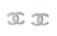 CHANEL Earrings Women's Silver