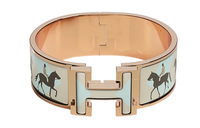 HERMES Bangles Women's Rose Gold