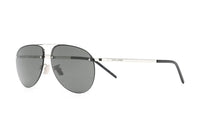 SAINT LAURENT Sunglasses Men Silver