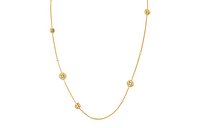 CHANEL Necklaces Women's Gold