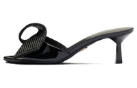 PRADA Slide Slippers 4.5cm Women's Black