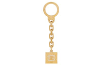 CELINE Triomphe Brass Charm Bag Accessory Women's Gold