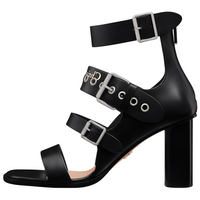 DIOR 2025 Early Spring Collection Strap Sandals 8cm Women's Black