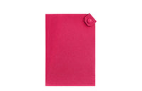 HERMES Sheepskin Wallet Women's Bright Pink