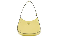PRADA Cleo Leather Shoulder Bag, Handbag, Shoulder Bag Women's Banana Yellow