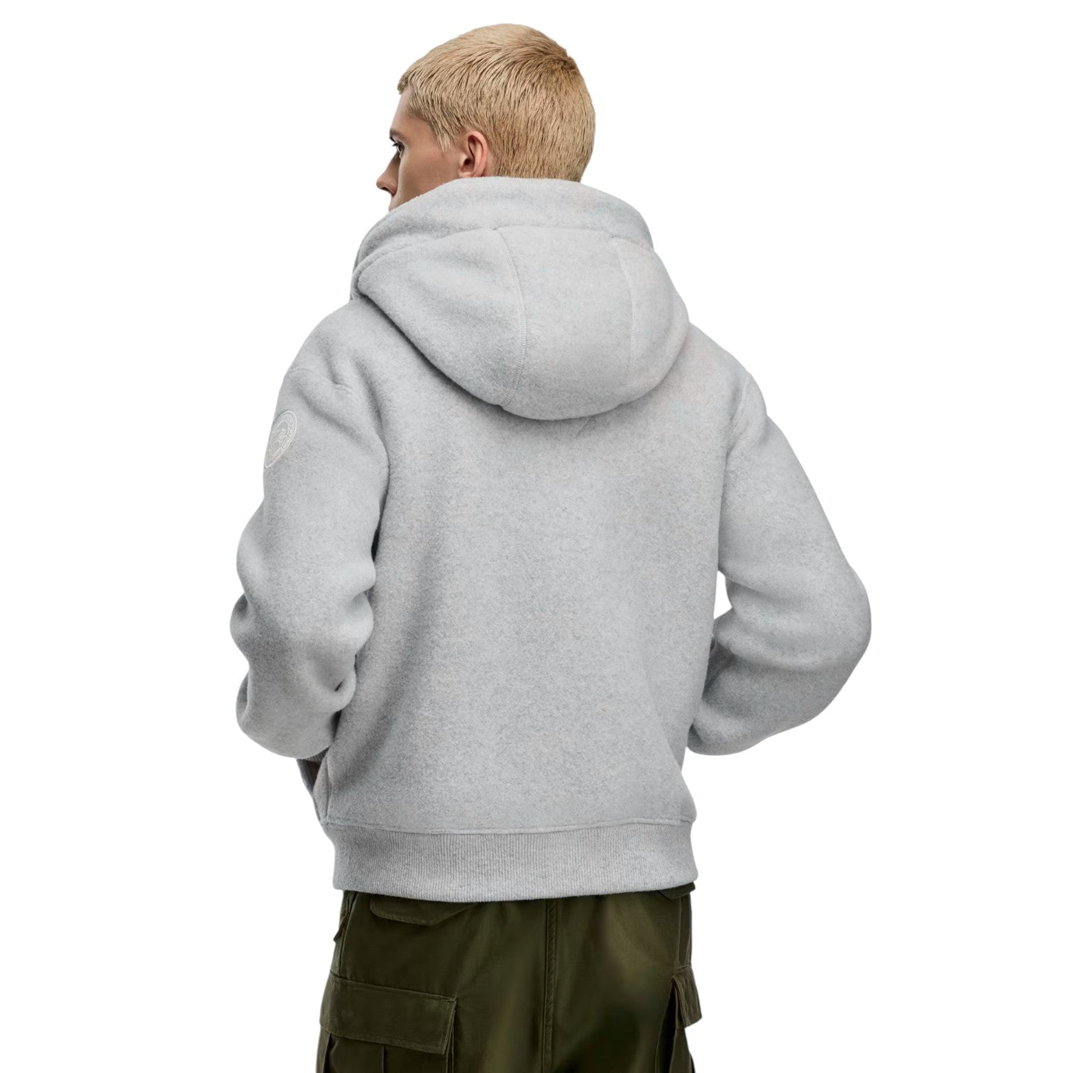 Canada Goose Chilliwack Fleece Bomber White Label 'Silverbirch Heather' 7220MW-9309