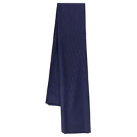 DIOR Silk, Wool Scarves Men's Blue