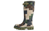 LOUIS VUITTON CHECKER Knee-high Boots Women's Green