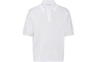 PRADA Triangle-logo Cotton Polo Shirt
