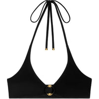 CELINE Triomphe Ring Triangle Bikini Top