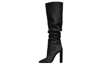 SAINT LAURENT Knee-high Boots Women's Black