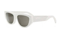 CELINE Oval Sunglasses Women's White