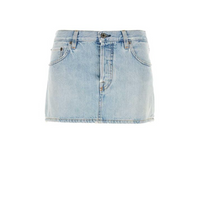 MIU MIU Denim Mini Skirt