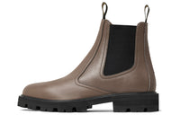 CELINE Short Chelsea Boots Women's Khaki Green